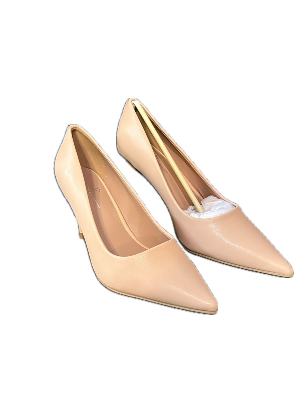 Paolo Blush Nude Pointed-Toe Women's Pumps